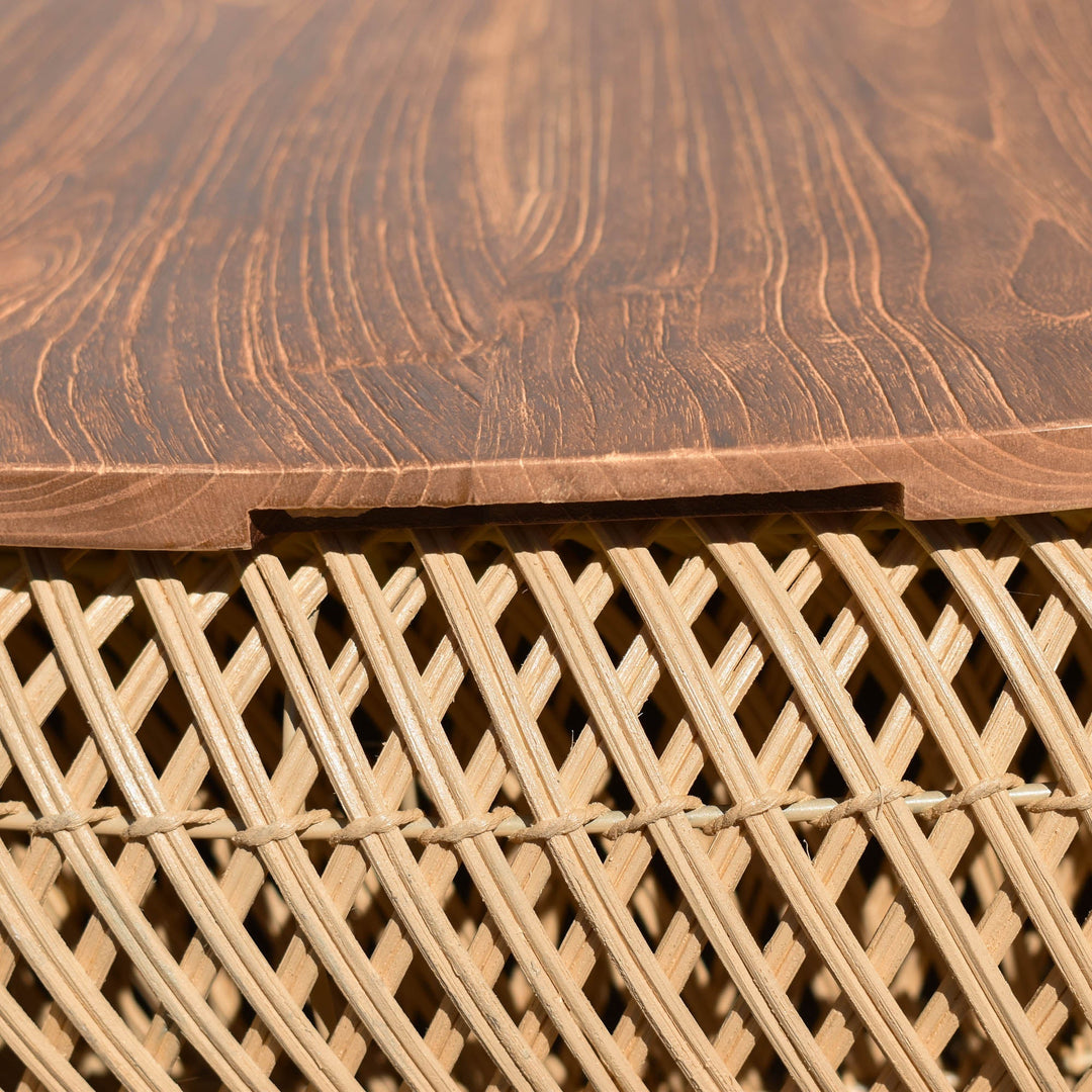 D-Bodhi Wave Coffee Table Large in Natural - coffee table by LH Imports - Whats New Furniture Portland OR