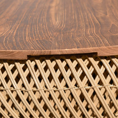 D-Bodhi Wave Coffee Table Large in Natural - coffee table by LH Imports - Whats New Furniture Portland OR