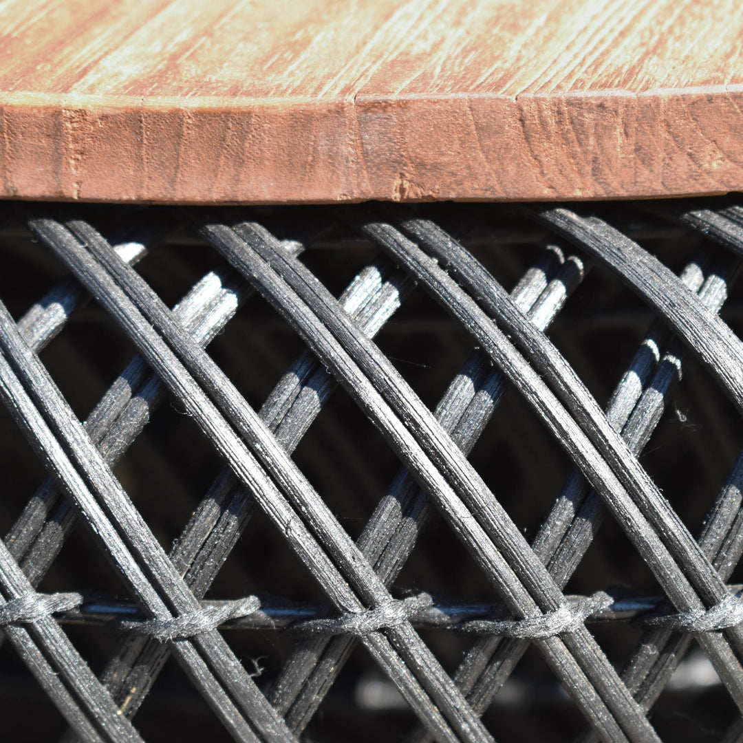 D-Bodhi Wave Side Table in Black - side table by LH Imports - Whats New Furniture Portland OR