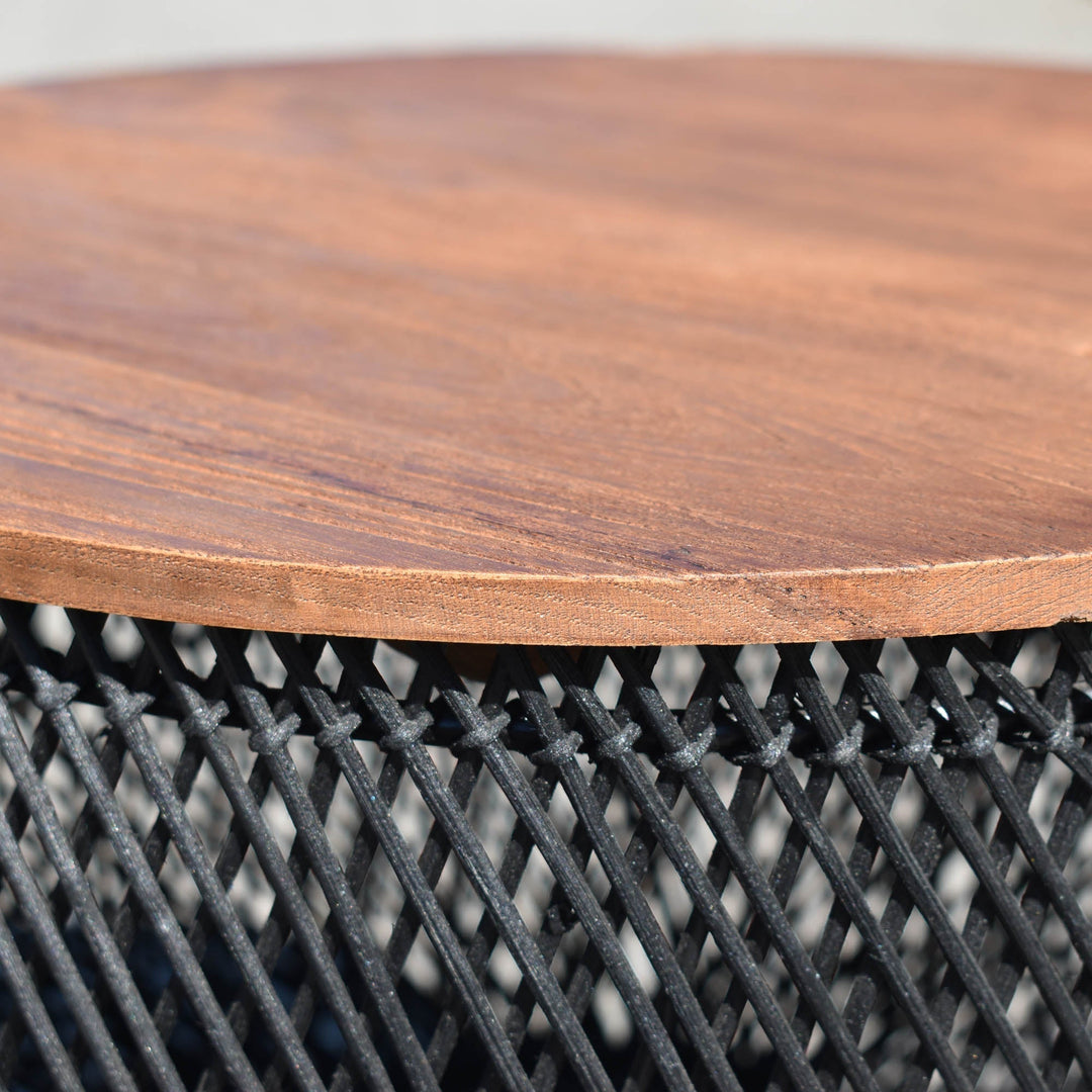 D-Bodhi Wave Side Table in Black - side table by LH Imports - Whats New Furniture Portland OR