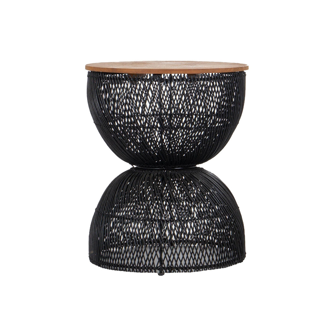 D-Bodhi Wave Side Table in Black - side table by LH Imports - Whats New Furniture Portland OR