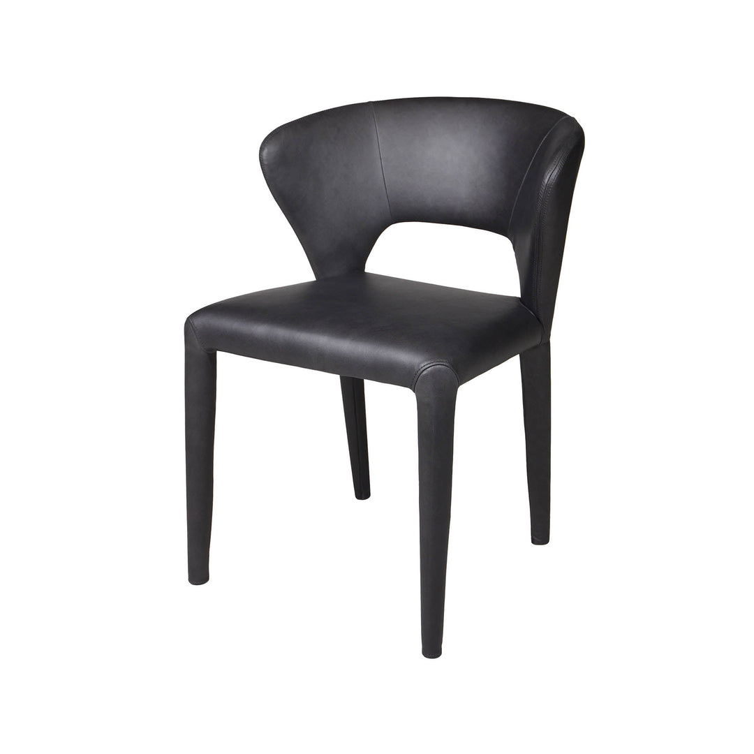 Dakota Dining Chair in Black - dining chair by LH Imports - Whats New Furniture Portland OR