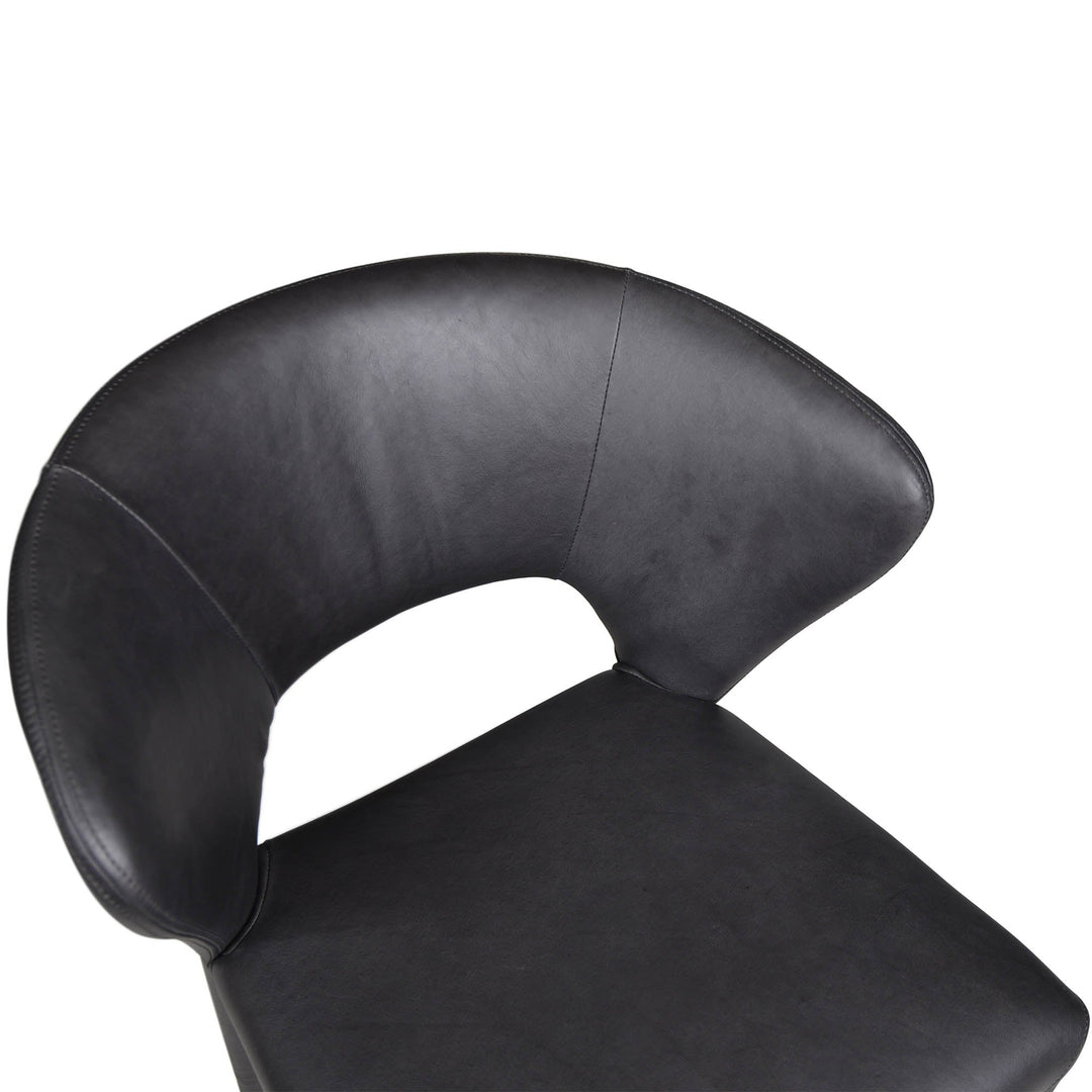 Dakota Dining Chair in Black - dining chair by LH Imports - Whats New Furniture Portland OR