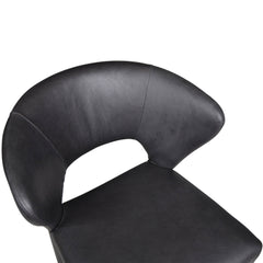 Dakota Dining Chair in Black - dining chair by LH Imports - Whats New Furniture Portland OR