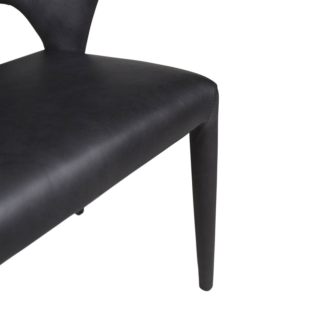 Dakota Dining Chair in Black - dining chair by LH Imports - Whats New Furniture Portland OR