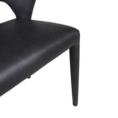 Dakota Dining Chair in Black - dining chair by LH Imports - Whats New Furniture Portland OR