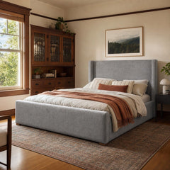 Darcy King Bed styled in Portland Montavillcottage bedroom - Whats New Furniture