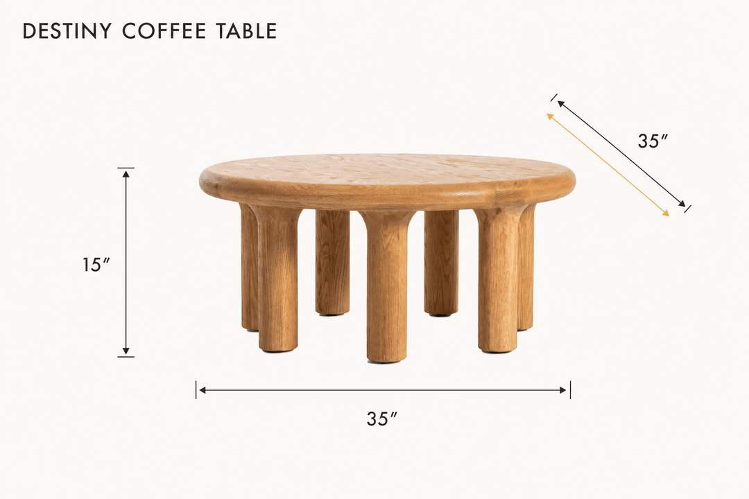 Destiny Coffee Table dimensions - What&