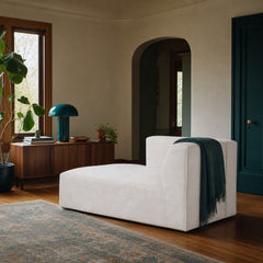 Destiny Left-Facing Modular Chaise styled in Portland AlbertArts foursquare living room - Whats New Furniture
