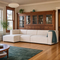Destiny Left Modular Sectional styled in Portland AlbertArts foursquare living room - Whats New Furniture