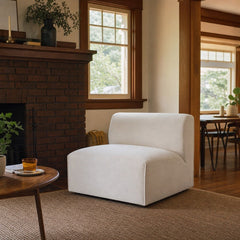 Destiny Modular Armless Chair styled in Portland Hawthorne Craftsmbungalow living room - Whats New Furniture