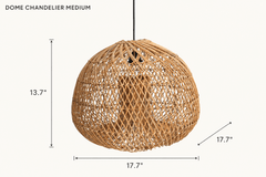 Dome Chandelier Medium dimensions - What&