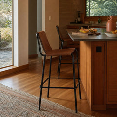 Duke Counter Stool styled in Portland 1960s Garden Home ranch kitchen - Whats New Furniture