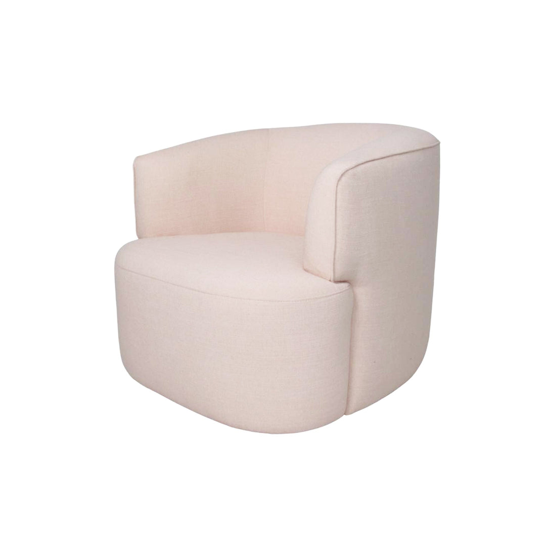 Fireside Swivel Club Chair in Blush - Whats New Furniture Portland