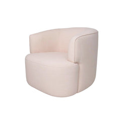 Fireside Swivel Club Chair in Blush — studio front view - LH Imports - Whats New Furniture Portland OR