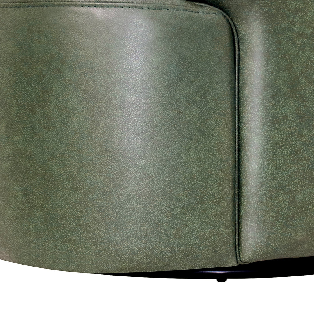 Fireside Swivel Club Chair in Forest Green - accent chair by LH Imports - Whats New Furniture Portland OR