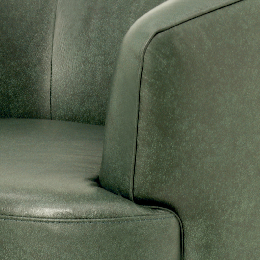 Fireside Swivel Club Chair in Forest Green - accent chair by LH Imports - Whats New Furniture Portland OR