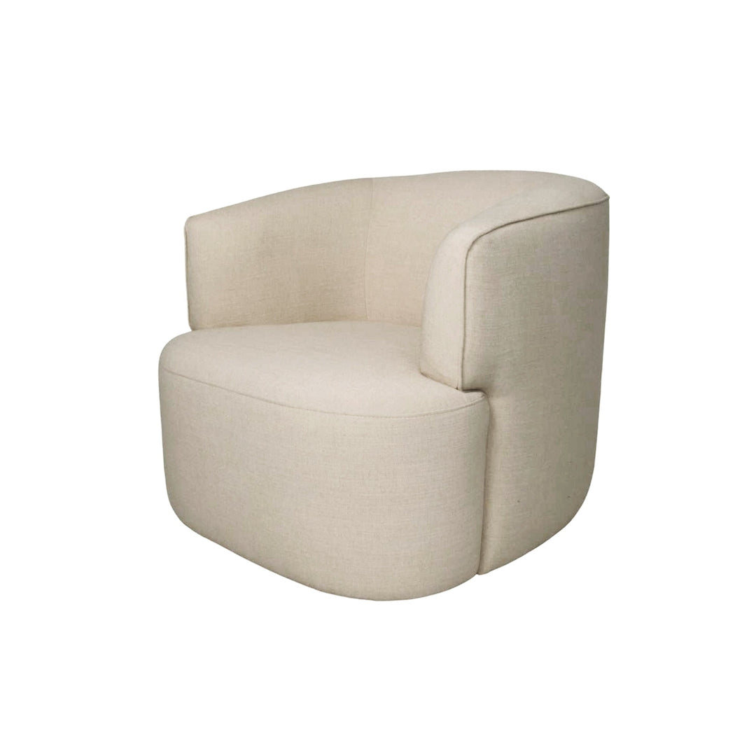 Fireside Swivel Club Chair in Tuscan Oatmeal - Whats New Furniture Portland