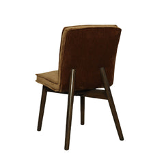 Franklyn Dining Chair in Distressed Velvet Bronze - dining chair by LH Imports - Whats New Furniture Portland OR