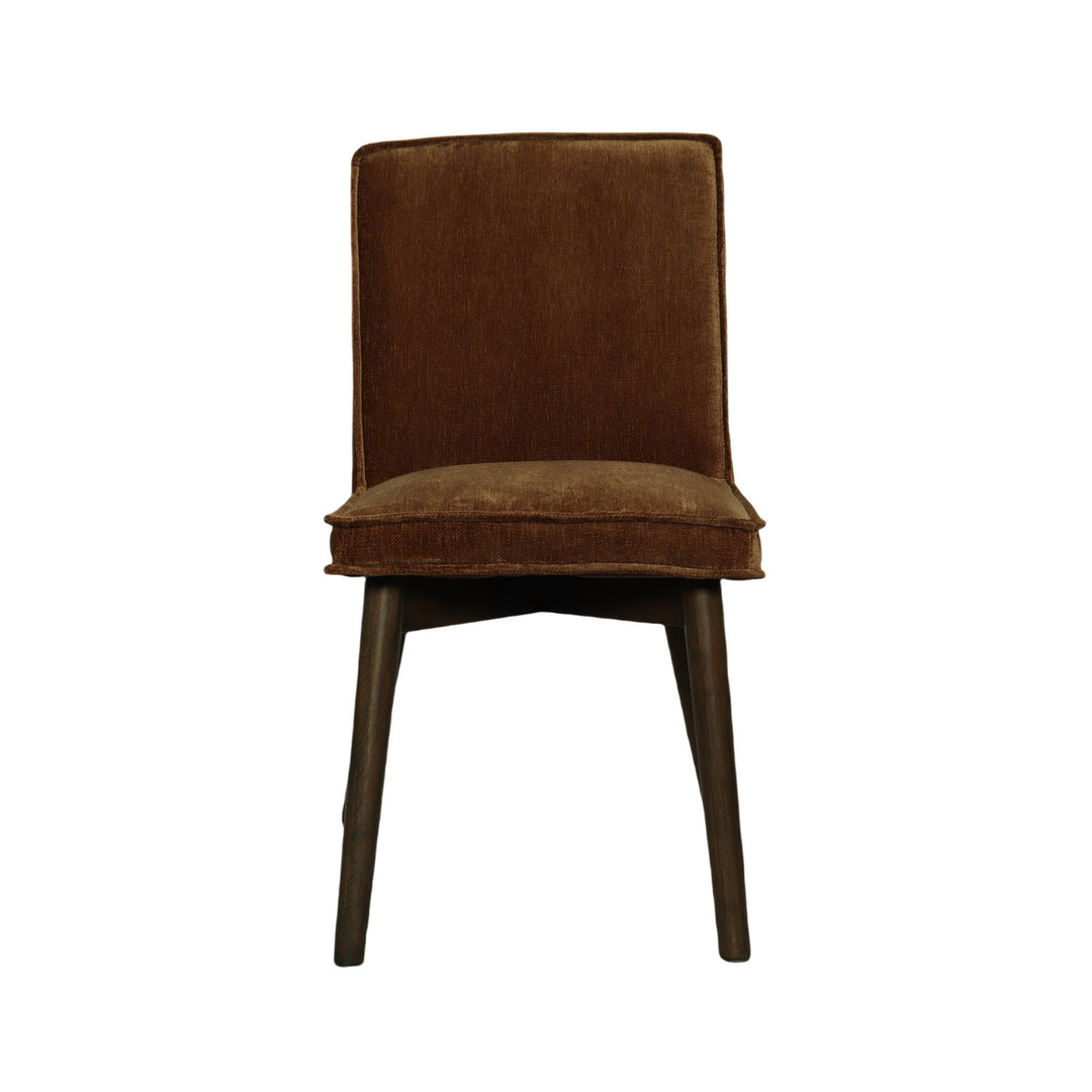 Franklyn Dining Chair in Distressed Velvet Bronze - dining chair by LH Imports - Whats New Furniture Portland OR
