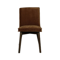 Franklyn Dining Chair in Distressed Velvet Bronze - dining chair by LH Imports - Whats New Furniture Portland OR