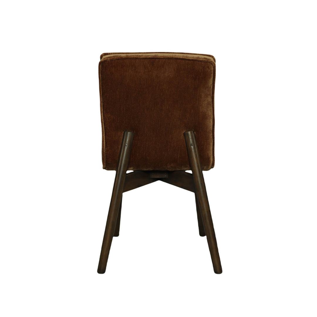Franklyn Dining Chair in Distressed Velvet Bronze - dining chair by LH Imports - Whats New Furniture Portland OR