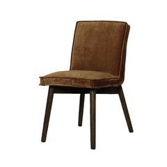Franklyn Dining Chair in Distressed Velvet Bronze - Whats New Furniture Portland