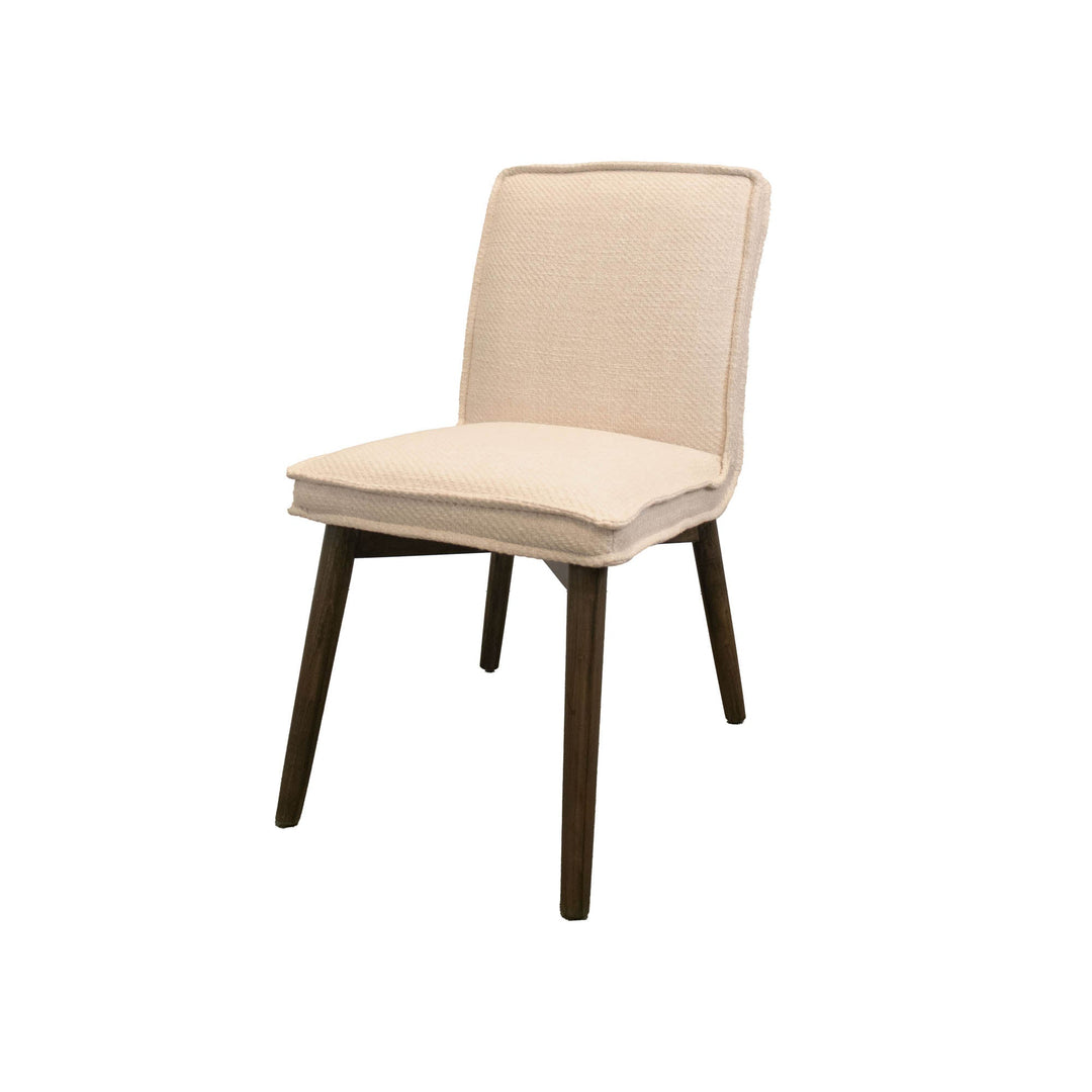 Franklyn Dining Chair - Crosshatch Pebble Cream - Whats New Furniture Portland OR