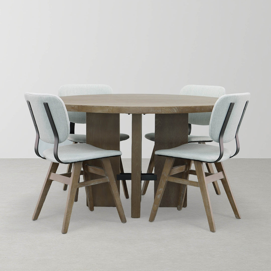 Fraser Dining Chair in Tweed Haze - dining chair by LH Imports - Whats New Furniture Portland OR