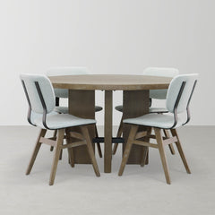 Fraser Dining Chair in Tweed Haze - dining chair by LH Imports - Whats New Furniture Portland OR