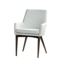 Fritz Arm Dining Chair - Ivory - Whats New Furniture Portland OR