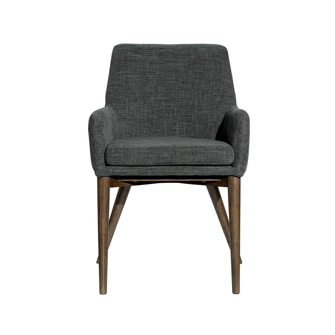 Fritz Arm Dining Chair in Slate - dining chair by LH Imports - Whats New Furniture Portland OR