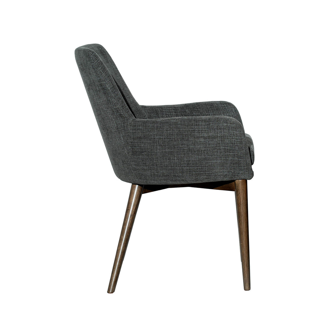 Fritz Arm Dining Chair in Slate - dining chair by LH Imports - Whats New Furniture Portland OR