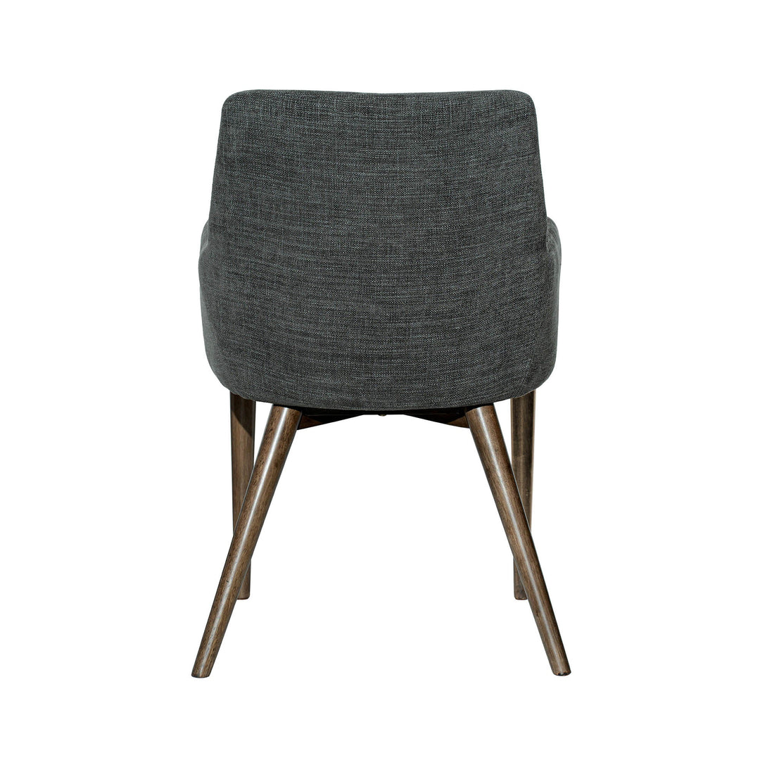 Fritz Arm Dining Chair in Slate - dining chair by LH Imports - Whats New Furniture Portland OR