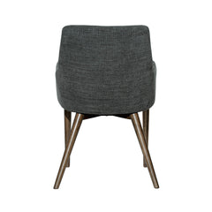Fritz Arm Dining Chair in Slate - dining chair by LH Imports - Whats New Furniture Portland OR