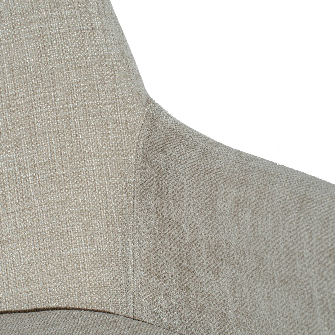 Fritz Arm Dining Chair in Taupe - dining chair by LH Imports - Whats New Furniture Portland OR
