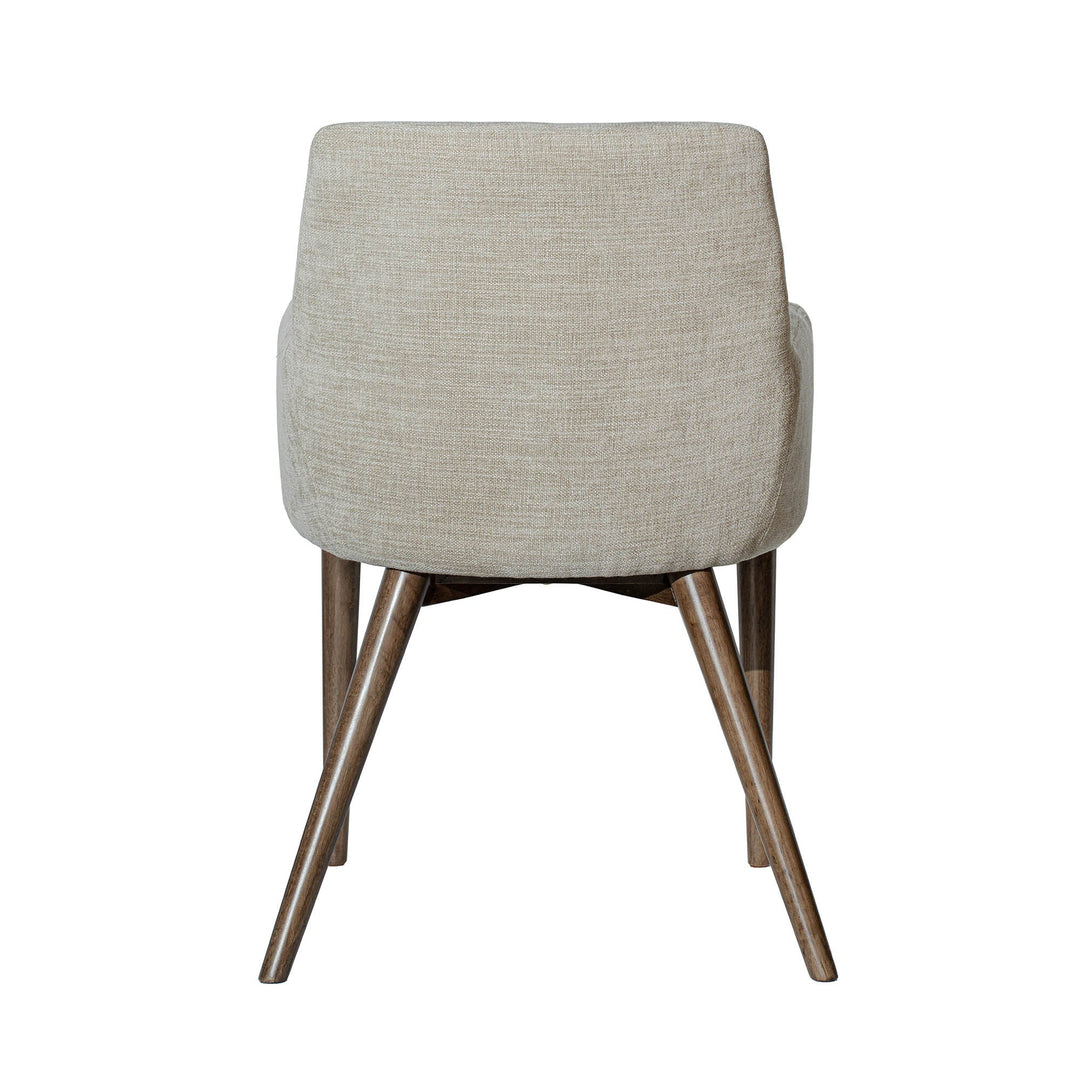 Fritz Arm Dining Chair in Taupe - dining chair by LH Imports - Whats New Furniture Portland OR