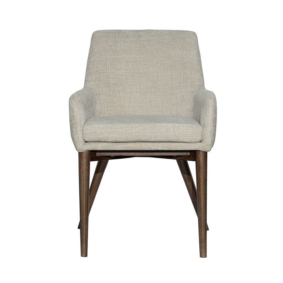 Fritz Arm Dining Chair in Taupe - dining chair by LH Imports - Whats New Furniture Portland OR