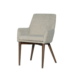 Fritz Arm Dining Chair in Taupe - dining chair by LH Imports - Whats New Furniture Portland OR