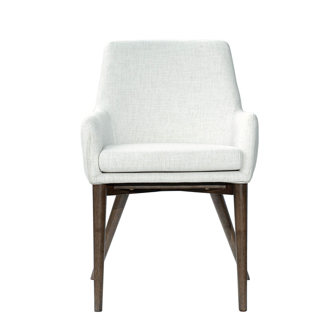 Fritz Arm Dining Chair - Ivory - Whats New Furniture Portland OR