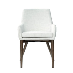 Fritz Arm Dining Chair - Ivory - Whats New Furniture Portland OR
