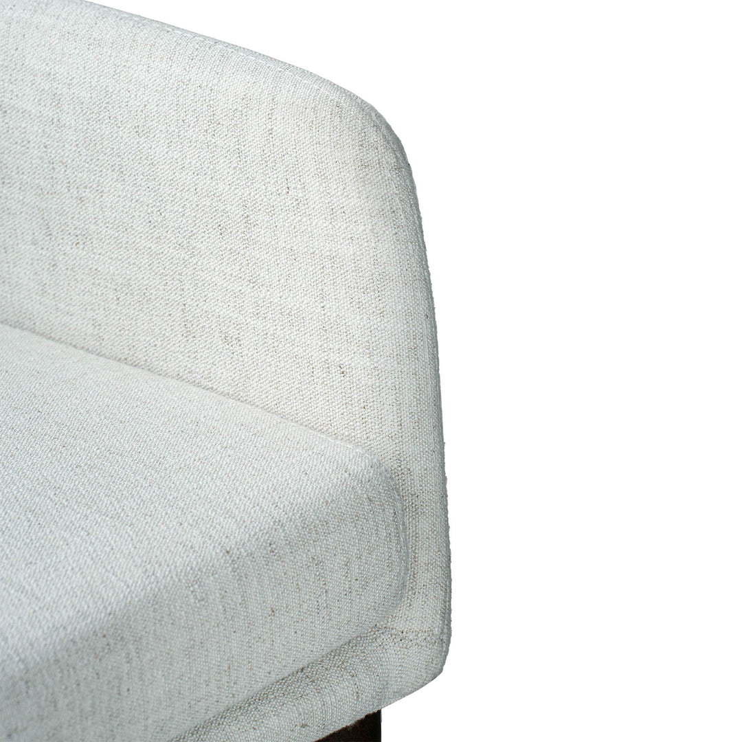 Fritz Arm Dining Chair - Ivory - Whats New Furniture Portland OR