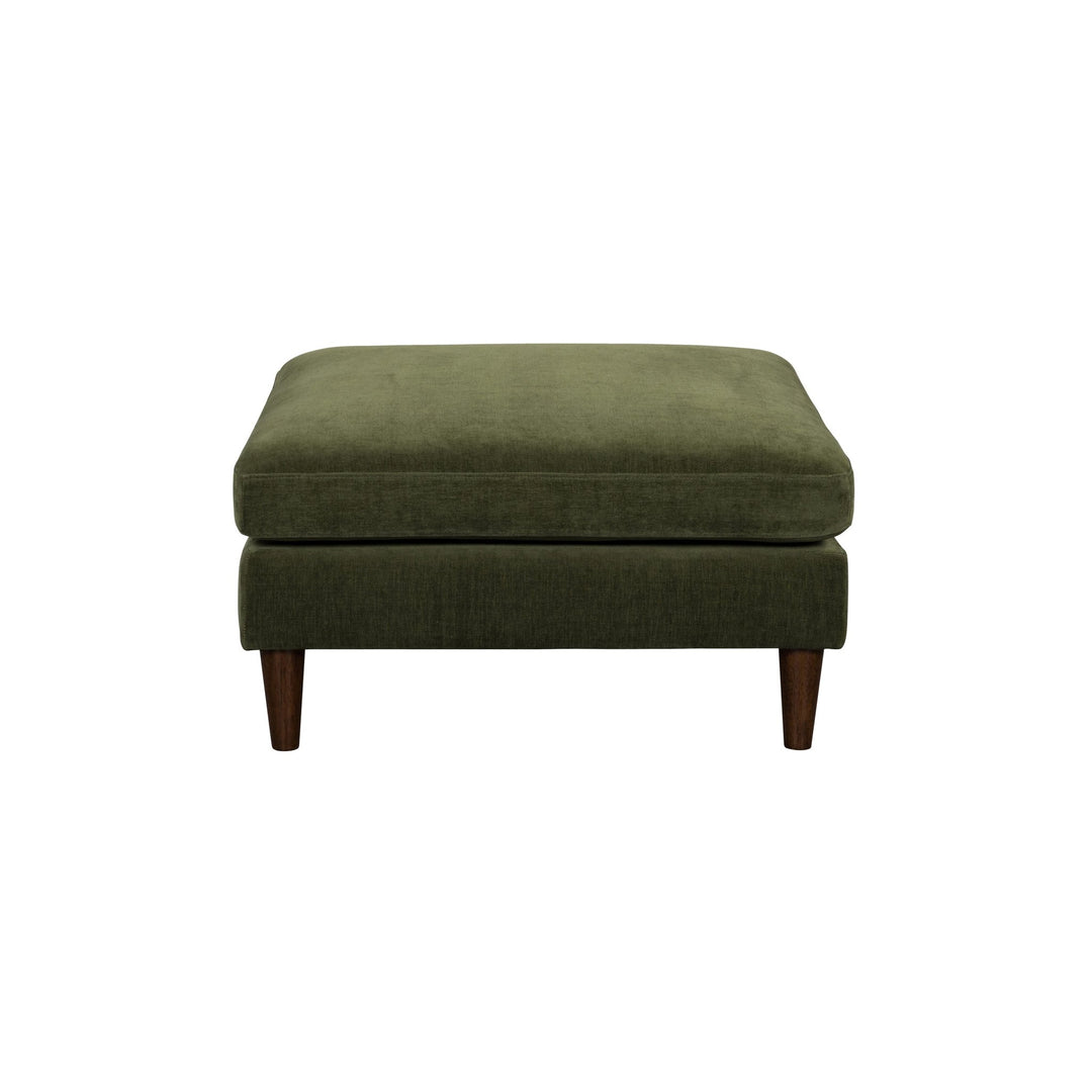 Gemma Ottoman in Olive - ottoman by LH Imports - Whats New Furniture Portland OR
