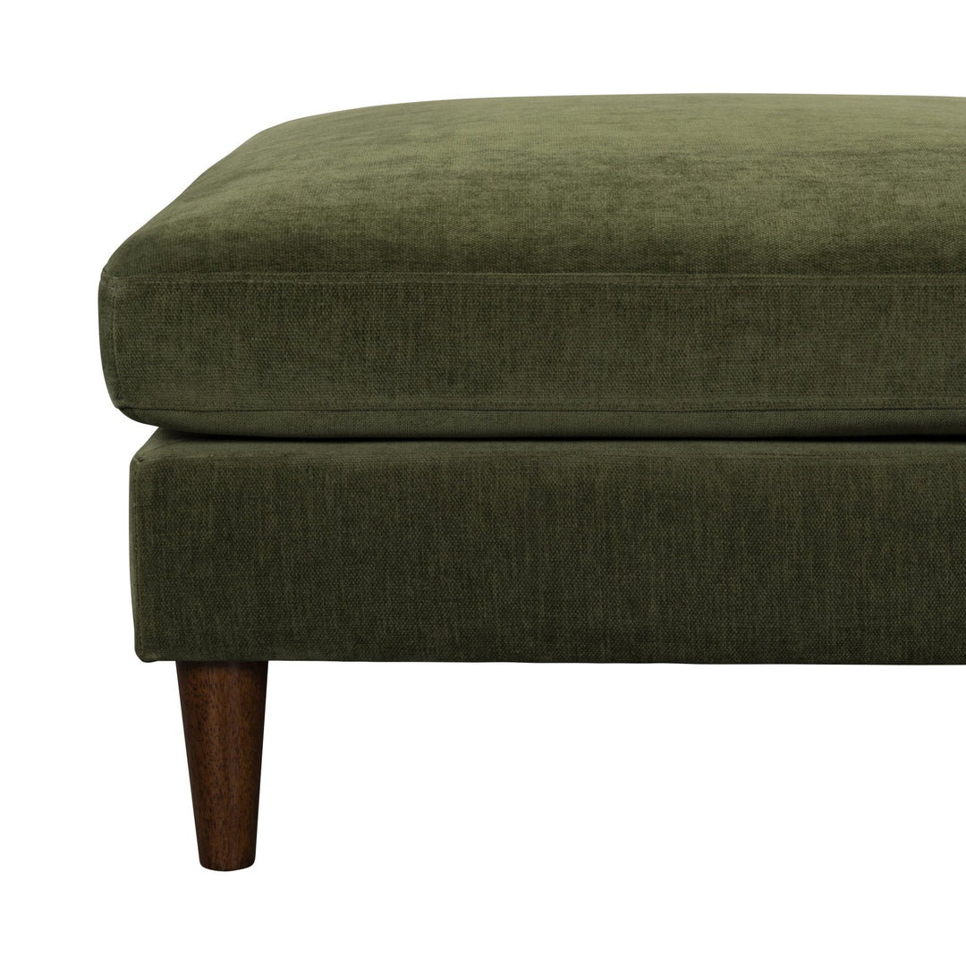 Gemma Ottoman in Olive - ottoman by LH Imports - Whats New Furniture Portland OR