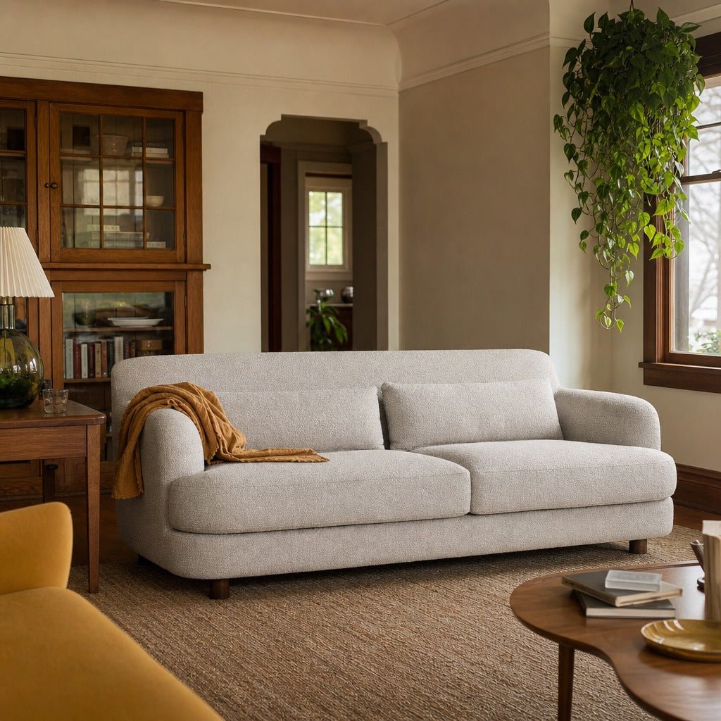 Generation Sofa styled in Portland Irvington foursquare with original built-ins living room - Whats New Furniture