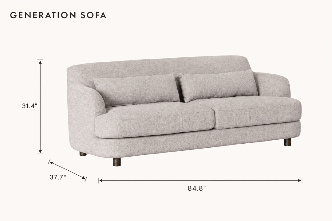 Generation Sofa dimensions - What&