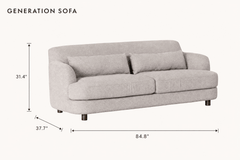 Generation Sofa dimensions - What&