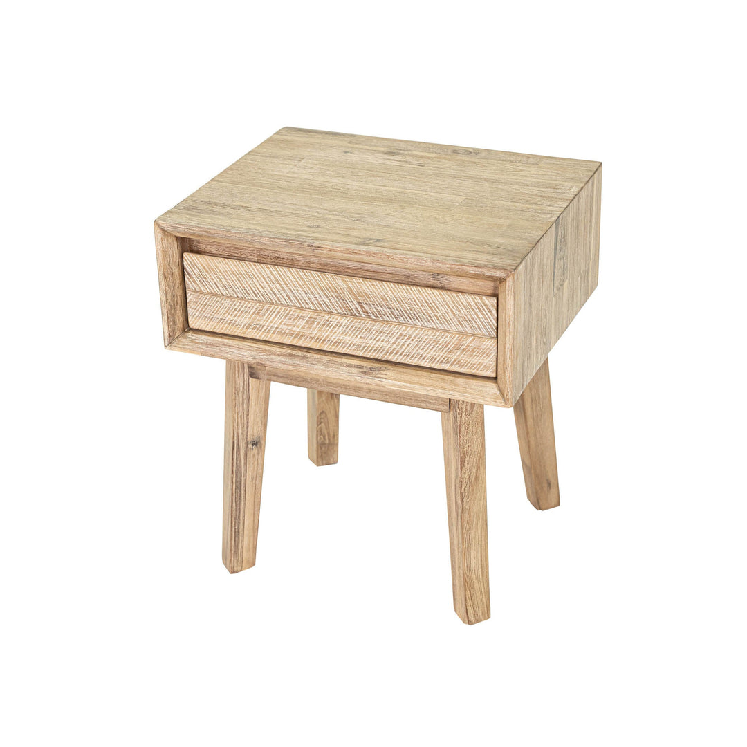 Gia 1 Drawer Nightstand in Light Driftwood - nightstand by LH Imports - Whats New Furniture Portland OR