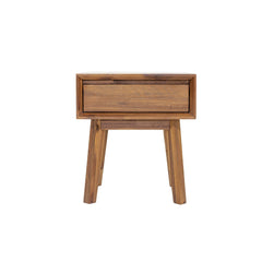 Gia 1 Drawer Nightstand in Warm Pecan - nightstand by LH Imports - Whats New Furniture Portland OR