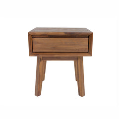 Gia 1 Drawer Nightstand in Warm Pecan - nightstand by LH Imports - Whats New Furniture Portland OR